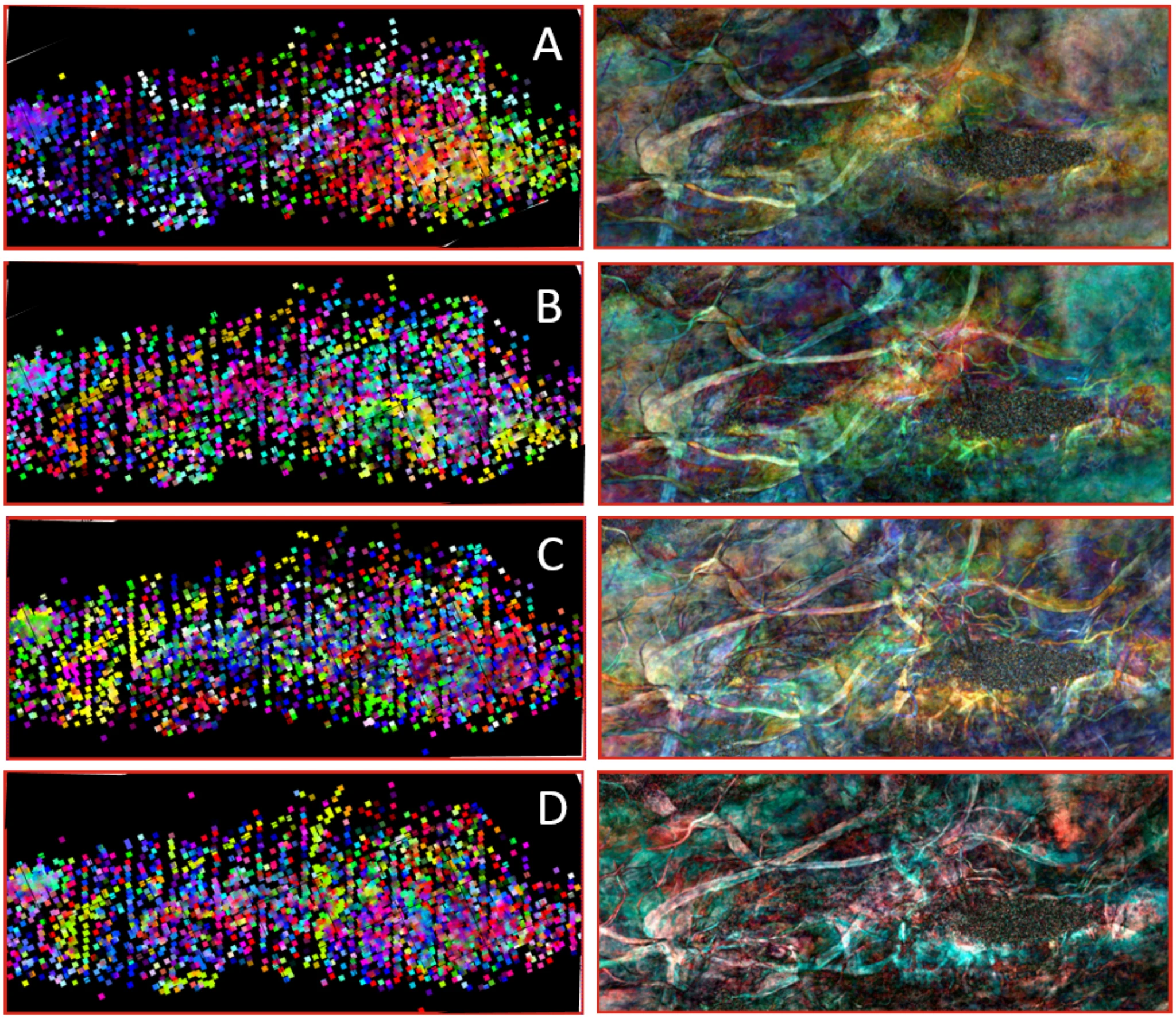 Well log classification result and corresponding spectral decomposition maps